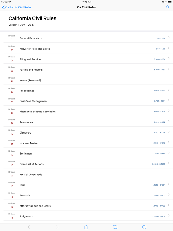 Screenshot #4 pour California Civil Rules (LawStack CA Series)