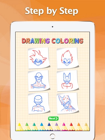 How to Draw for Dragon Ball Z Drawing and Coloringのおすすめ画像2