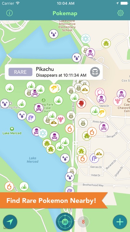 Pokemap for Pokemon GO with Radar Scanner