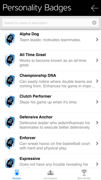 Badges and Best Builds for MyPlayer 2k