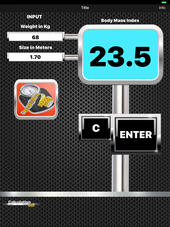 Screenshot #4 pour Calculation of Body Mass Index  Lite