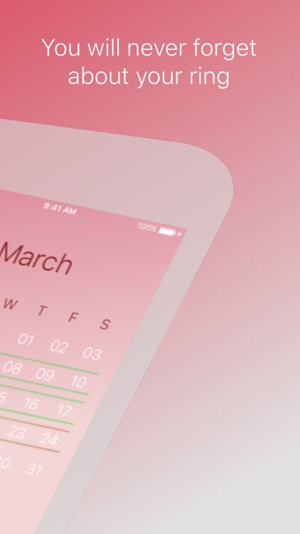 Contraceptive Ring Tracker