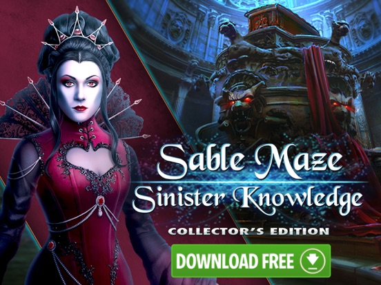 Sable Maze: Sinister Knowledge HD - Hidden Objects iPad app afbeelding 5