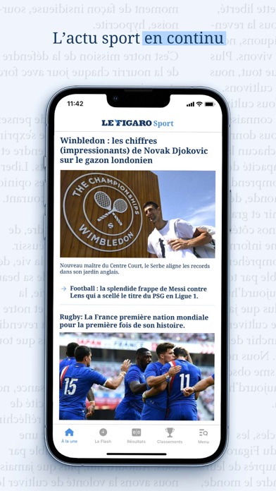 Screenshot #2 pour Le Figaro Sport: info résultat