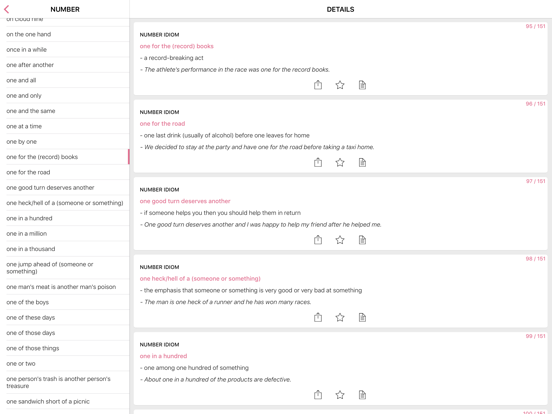 Screenshot #5 pour Number Eyes idioms in English