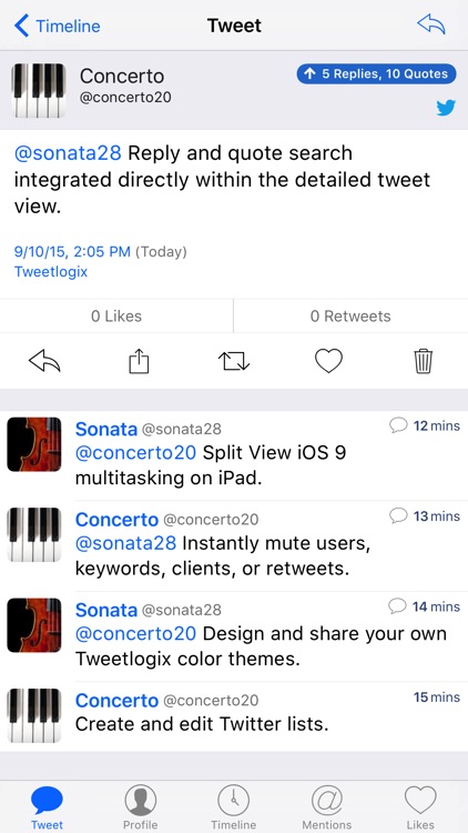 Tweetlogix for Twitter