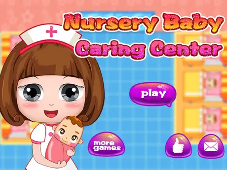 Nursery baby caring center - kids hospital game