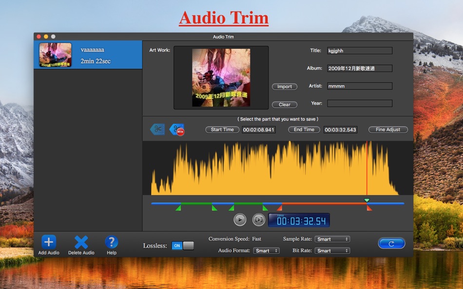 #2. Audio Trim Split-Audio Editor (macOS) 由: 桂平 彭