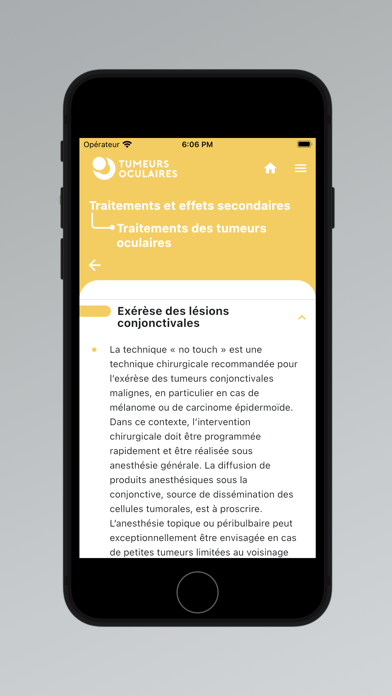 Tumeurs Oculaires Screenshot