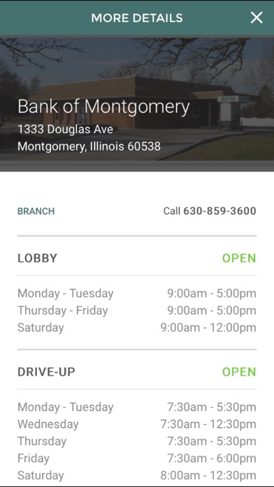 Bank of Montgomery, IL screenshot 3