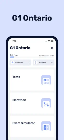 Game screenshot G1 Driving Test - Ontario 2023 apk