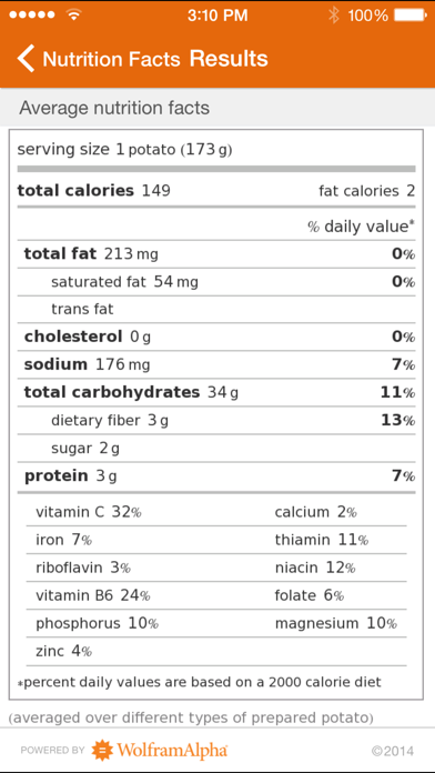 Screenshot #2 pour Wolfram Culinary Mathematics Reference App