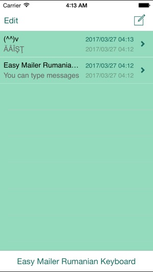 Easy Mailer Rumanian Keyboard(圖3)-速報App
