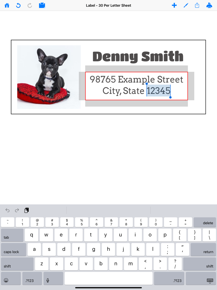 Mailing Label Designer