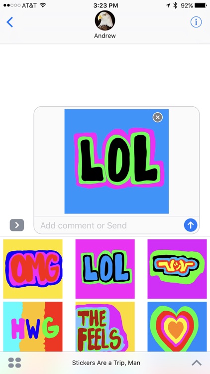 Stickers Are a Trip, Man