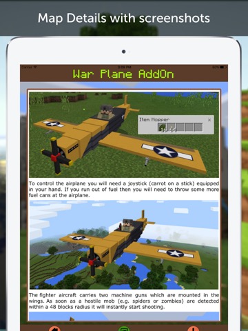 War Plane AddOn for Minecraft PEのおすすめ画像3