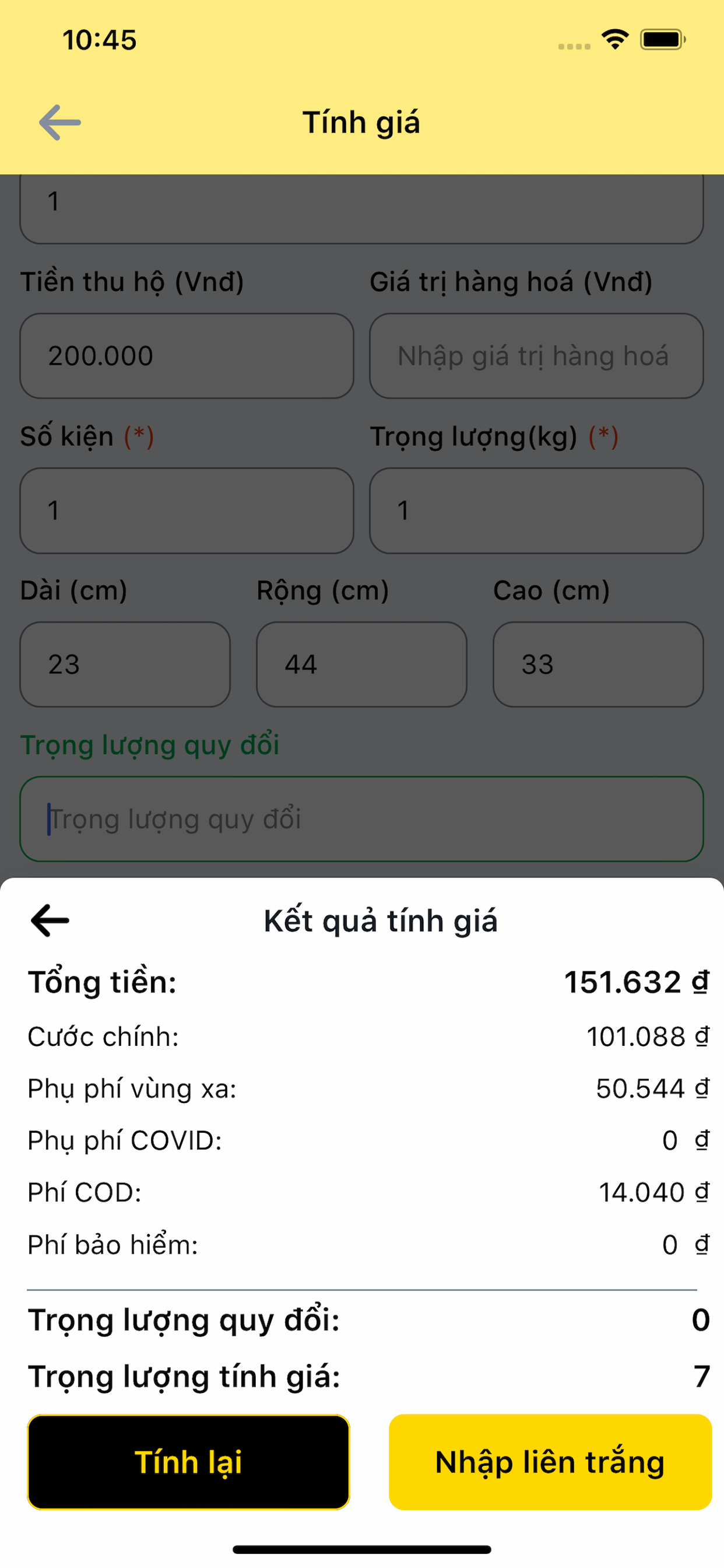Giao nhận NT