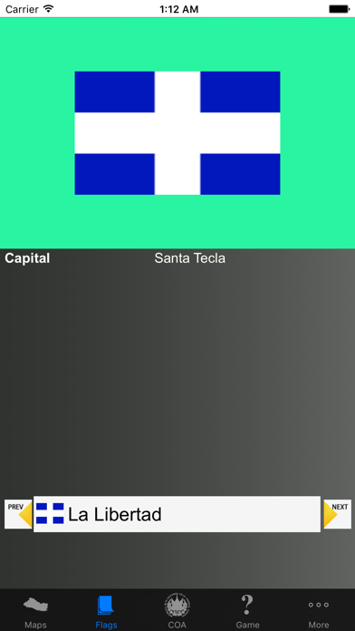 Screenshot #3 pour El Salvador Department Maps, Flags, Capitals