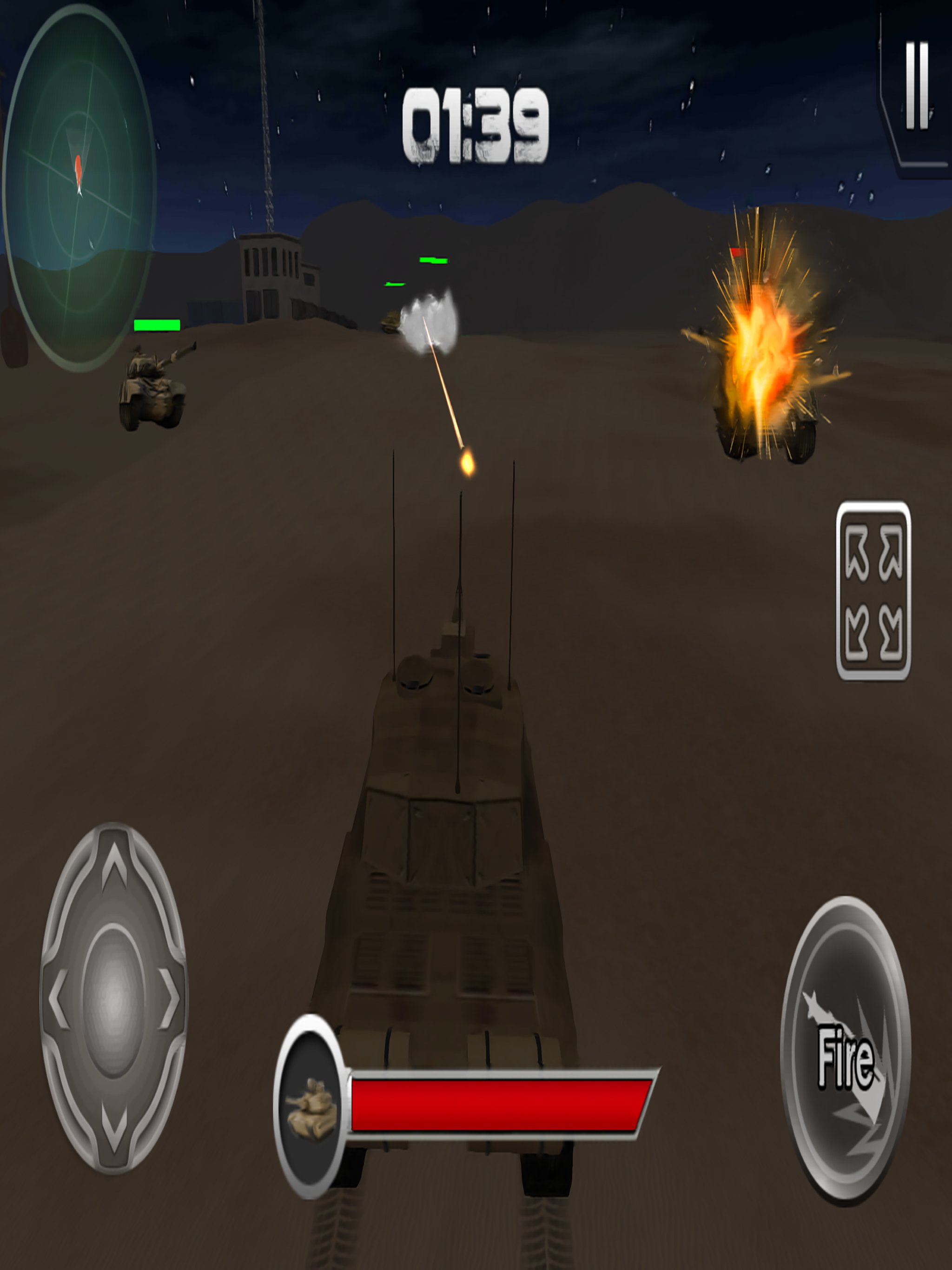 Battle of Army Tanks - Commando Blitz Shooter Game