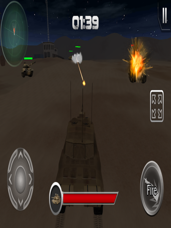 Screenshot #6 pour Battle of Tank Force - Tank Desert Ultimate Riding