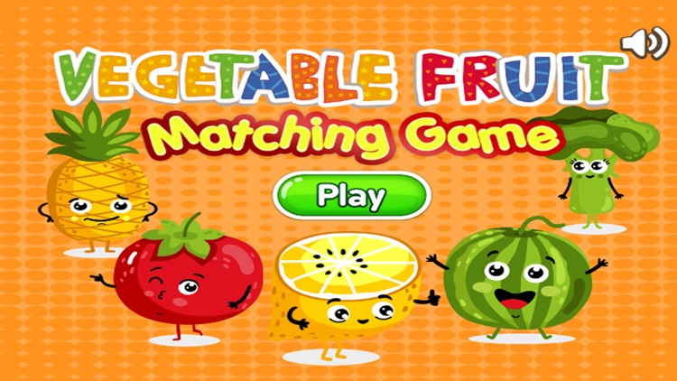 Fruit & Vegetable Match Free-Matching Game For Kid