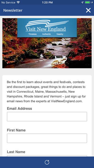 Visit New England Screenshot