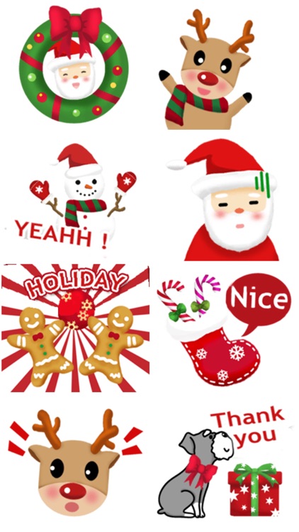 New Santa Stickers!