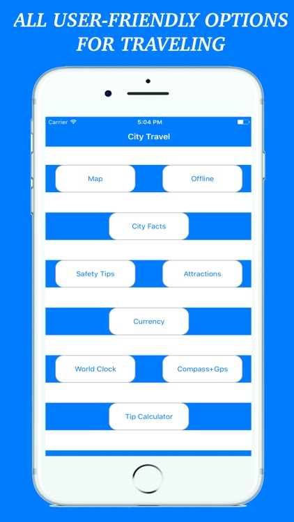 Athens - holiday offline travel map