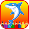 Ocean & Sea Animal Coloring Book Painting Drawing