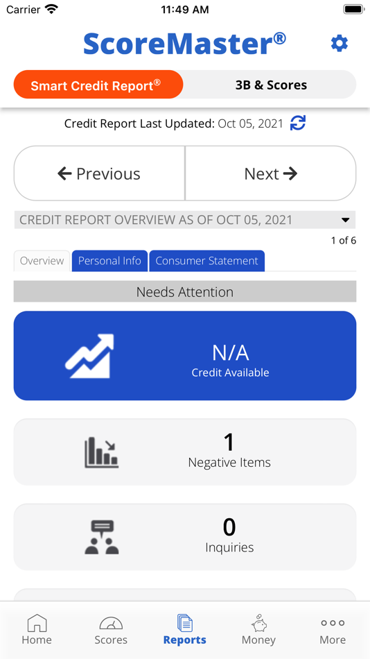 #3. ScoreMaster® (iOS) بواسطة: ConsumerDirect Inc