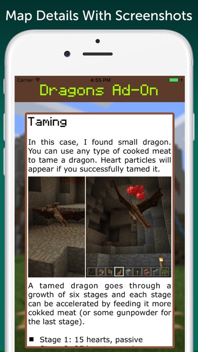 Dragons Add-On for Minecraft PE: MCPEのおすすめ画像2