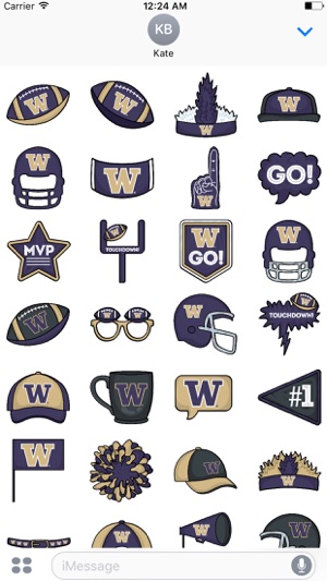 University of Washington Plus Sticker for iMessage(圖2)-速報App