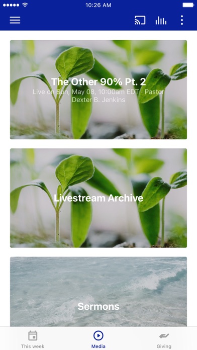 Fellowship Christian Church Screenshot
