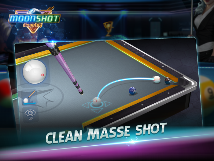 Billiards 3D Moonshot
