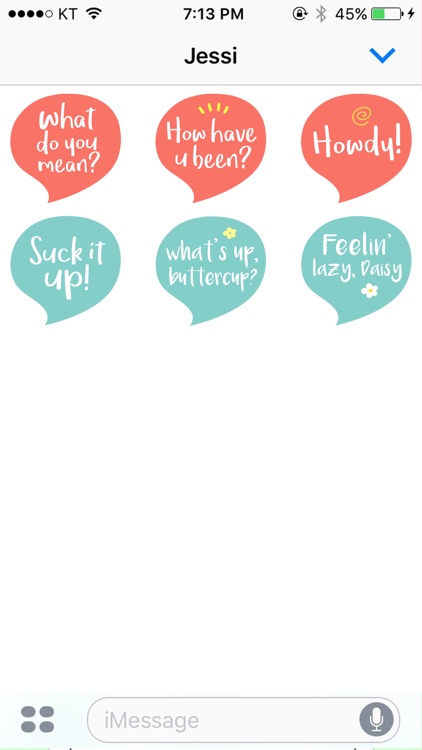 Colorful Talk - 36 Bubbles Stickers