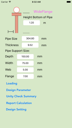 PipeSupportWideFlange
