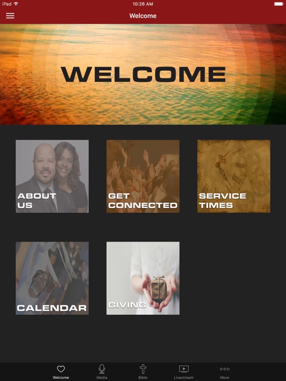 Word of Faith Love Center iPad screenshot 1 - Education app