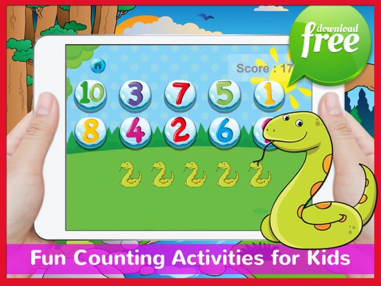 Preschool Animals Counting Maths Games iPad screenshot