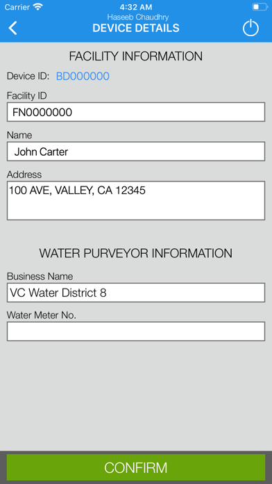Ventura County Backflow Test Screenshot