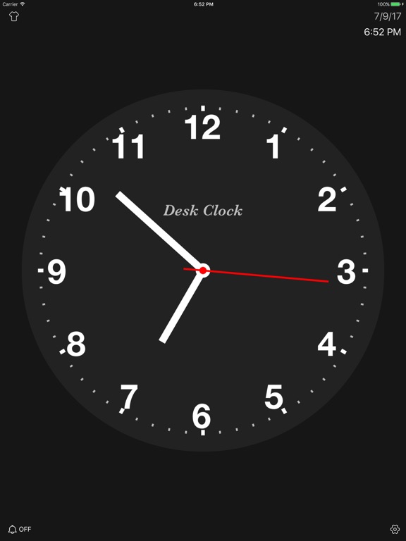 Screenshot #5 pour Desk Clock- Horloge analogique