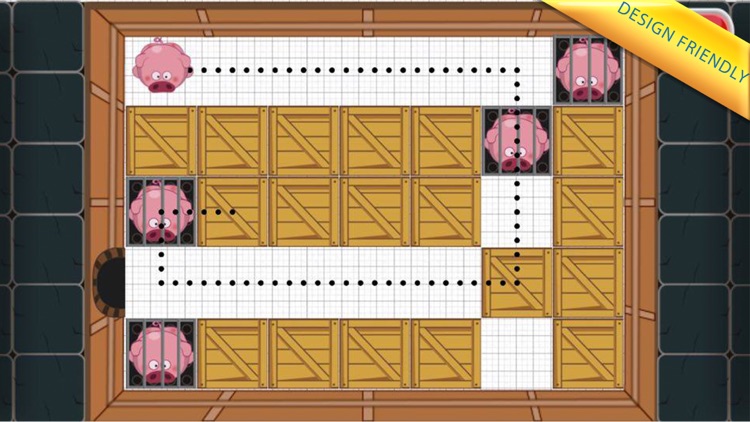 The Pig Escape - Checkered Paper Version