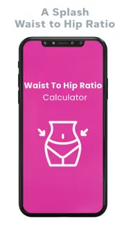 calculate waist to hip ratio iphone screenshot 1