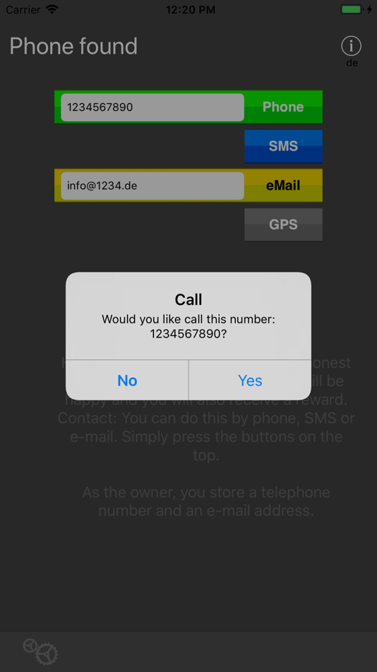 #2. Phone found (iOS) 由: Kai Bruchmann