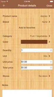 shoppinglist pro edition iphone screenshot 3