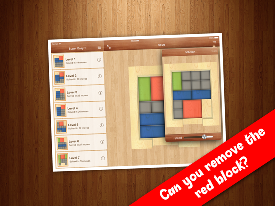 Red Block - Slide block puzzleのおすすめ画像1