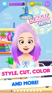 my town: girls hair salon game iphone screenshot 2