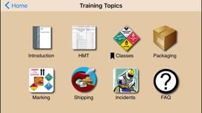 Hazmat Training General Awareness/Familiarization screenshot