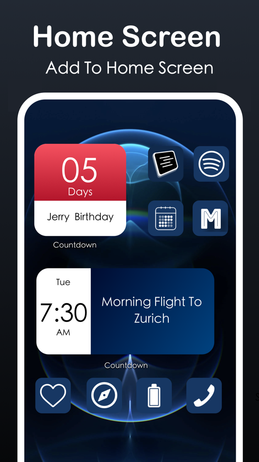 #2. CountDown Widget - Pro wedges (iOS) 게시자: Amit Verma