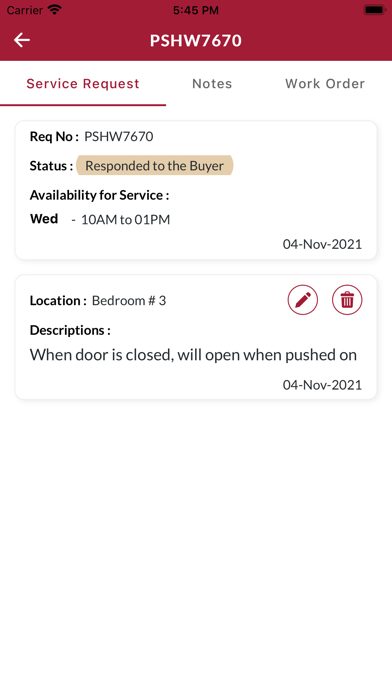Park Square Homes - Buyer Screenshot