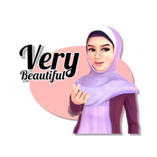 Hijab Girl Stickers- WASticker icon